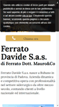 Mobile Screenshot of ferratodavide.com
